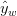 \hat{y}_{w} \hat{y}_{w}