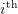 i^\text{th} i^\text{th}
