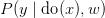 P(y \mid \text{do}(x),w) P(y \mid \text{do}(x),w)