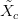 \tilde{X}_c \tilde{X}_c