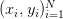 (x_i, y_i)_{i=1}^N
