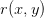 r(x, y) r(x, y)