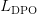 {L}_{\text{DPO}}