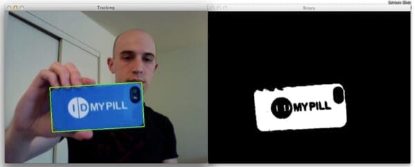 Figure 2: My Case Studies book will show you how to track objects in video as they move along the screen.