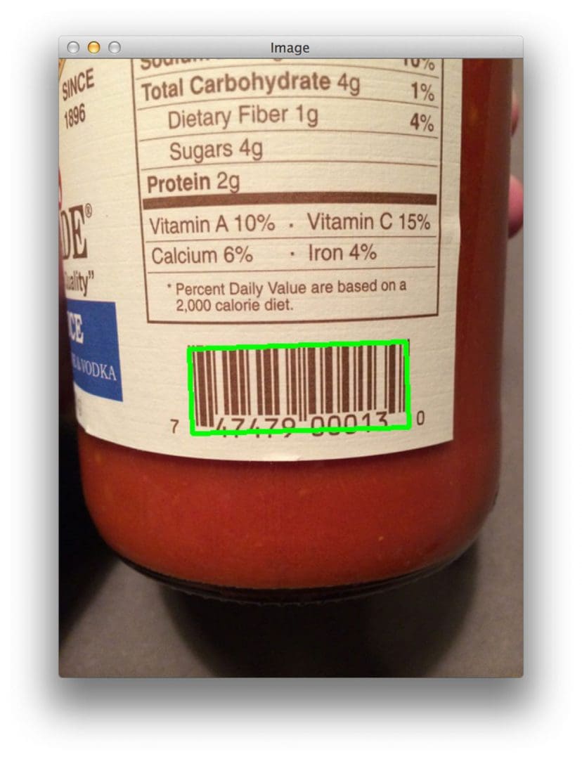 Figure 12: Barcode detection is easy using Python and OpenCV!