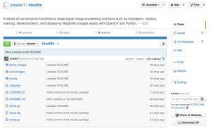 My imutils package: A series of OpenCV convenience functions ...