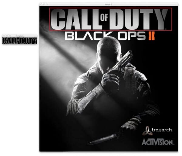 Figure 4: Another successful match using multi-scale template matching. Notice how different the logos are from this image and Figure 3.