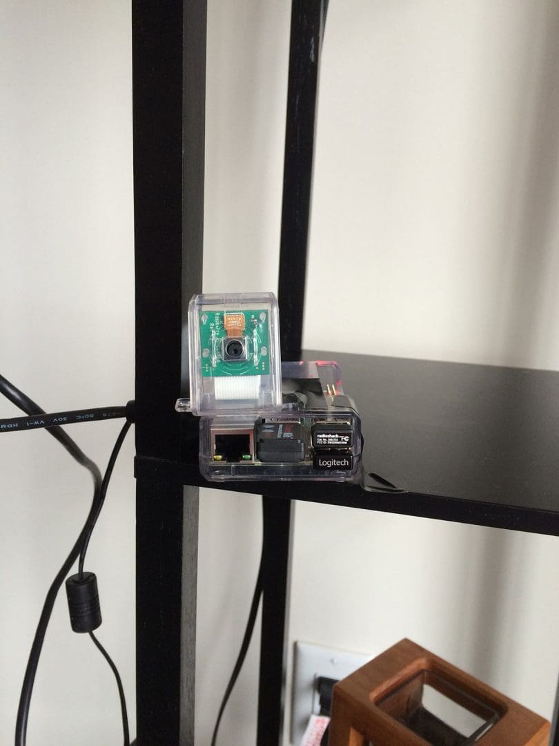 Figure 3: Example setup of my Raspberry Pi 2 and camera.