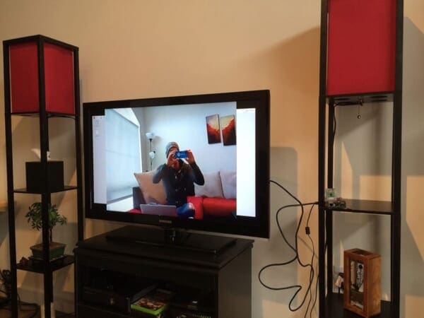 Figure 4: Sweet, the Raspberry Pi camera module is working!