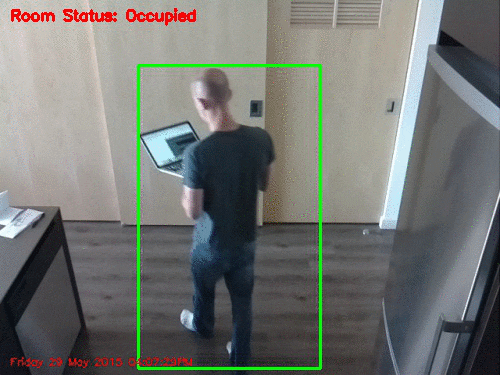 Figure 7: Examples of the Raspberry Pi home surveillance system detecting motion in video frames and uploading them to my personal Dropbox account.