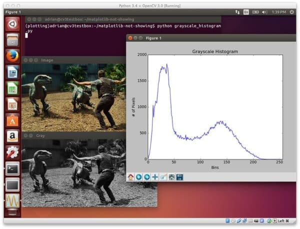 Figure 4: Success! Our matplotlib figure is now showing up! All we need to do was change the matplotlib backend.