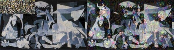 Figure X: Pablo Picasso ā Guernica's guided with Jackson Pollock's Energy Made Visible.