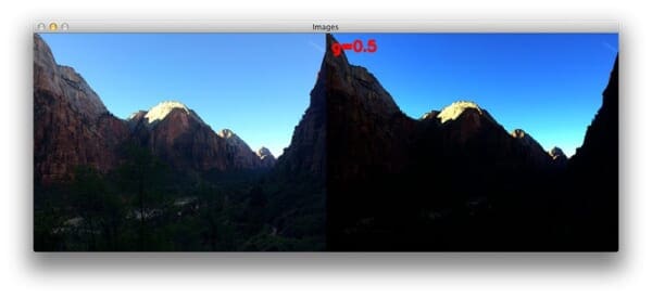 Figure 6: After applying gamma correction with gamma=0.5, we cannot see any detail in this image.