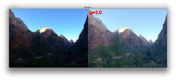 Figure 8: But again, we can carry gamma correction too far and washout our image.