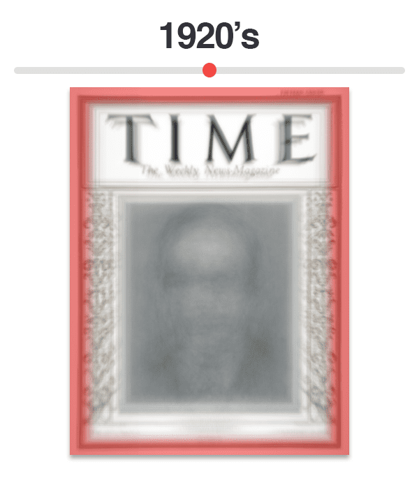 Figure 3: Average of Time magazine covers from 1920-1929