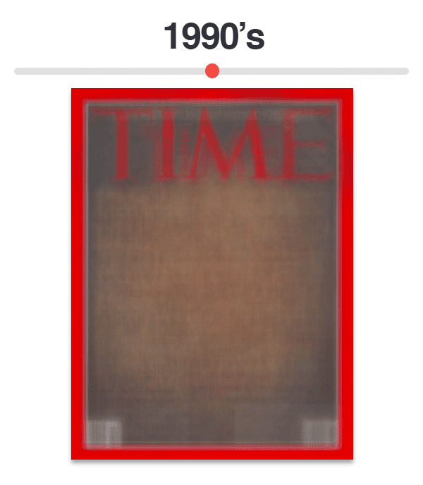 Figure 10: Average of Time magazine covers from 1990-1999.