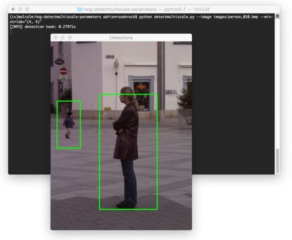 Figure 4: Decreasing the winStride increases the amount of time it takes it process each each.