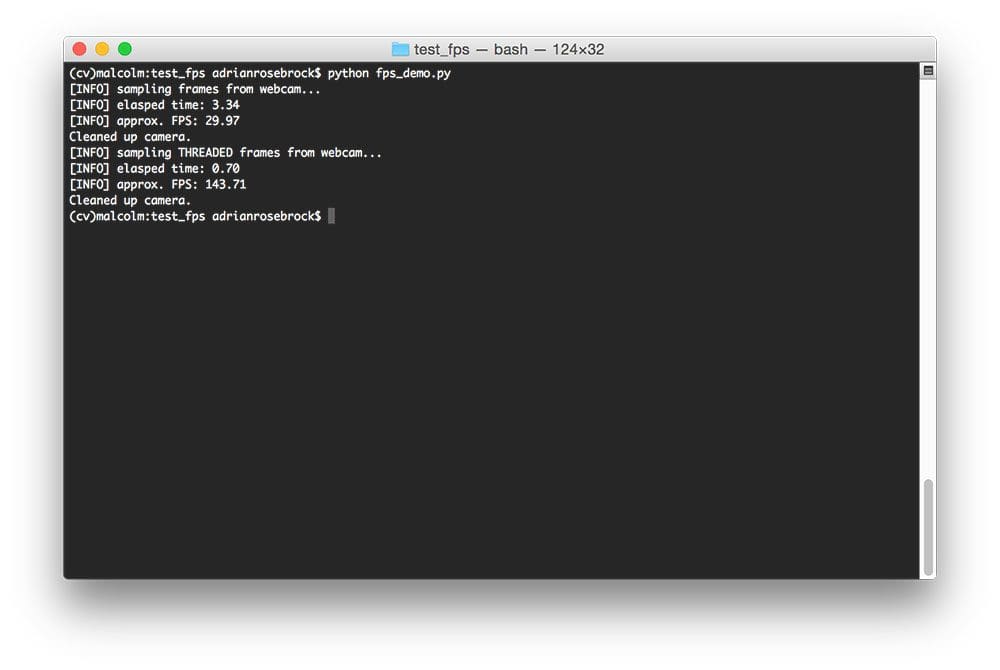 Figure 1: By using threading with Python and OpenCV, we are able to increase our FPS by over 379%!