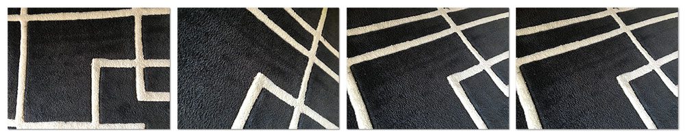 Figure 7: Example images of the area rug texture and pattern.