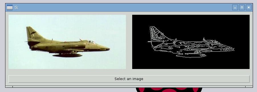 Figure 8: Displaying images in Tkinter using OpenCV.