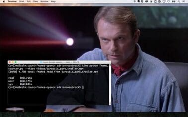 Count the total number of frames in a video with OpenCV and Python ...