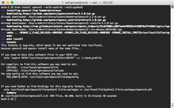 Resolving Macos, Opencv, And Homebrew Install Errors - Pyimagesearch