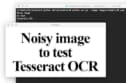 Using Tesseract OCR with Python - PyTesseract - PyImageSearch