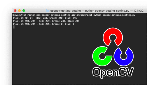 OpenCV Getting and Setting Pixels - PyImageSearch