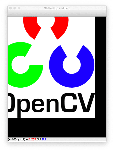 OpenCV Image Translation - PyImageSearch