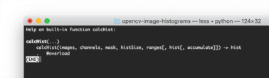 OpenCV Image Histograms ( cv2.calcHist ) - PyImageSearch