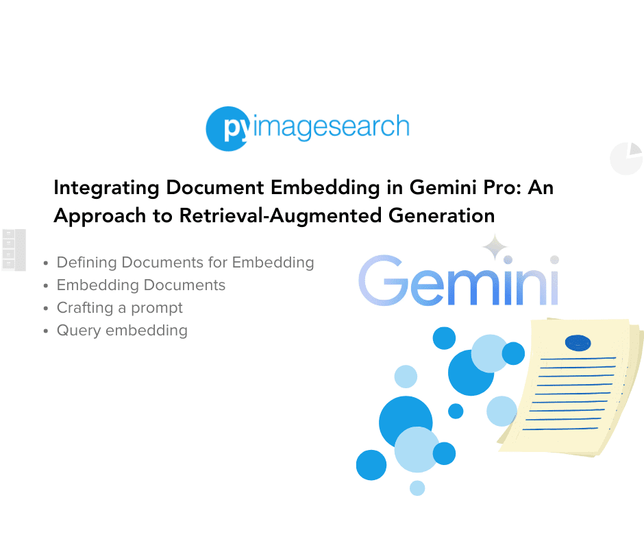 Integrating Document Embedding in Gemini Pro: An Approach to Retrieval-Augmented Generation