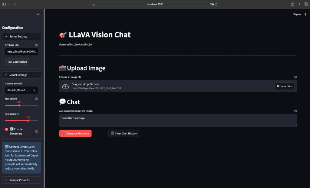 Figure 1: Streamlit Python Interface from this lesson (source: image created by the author).