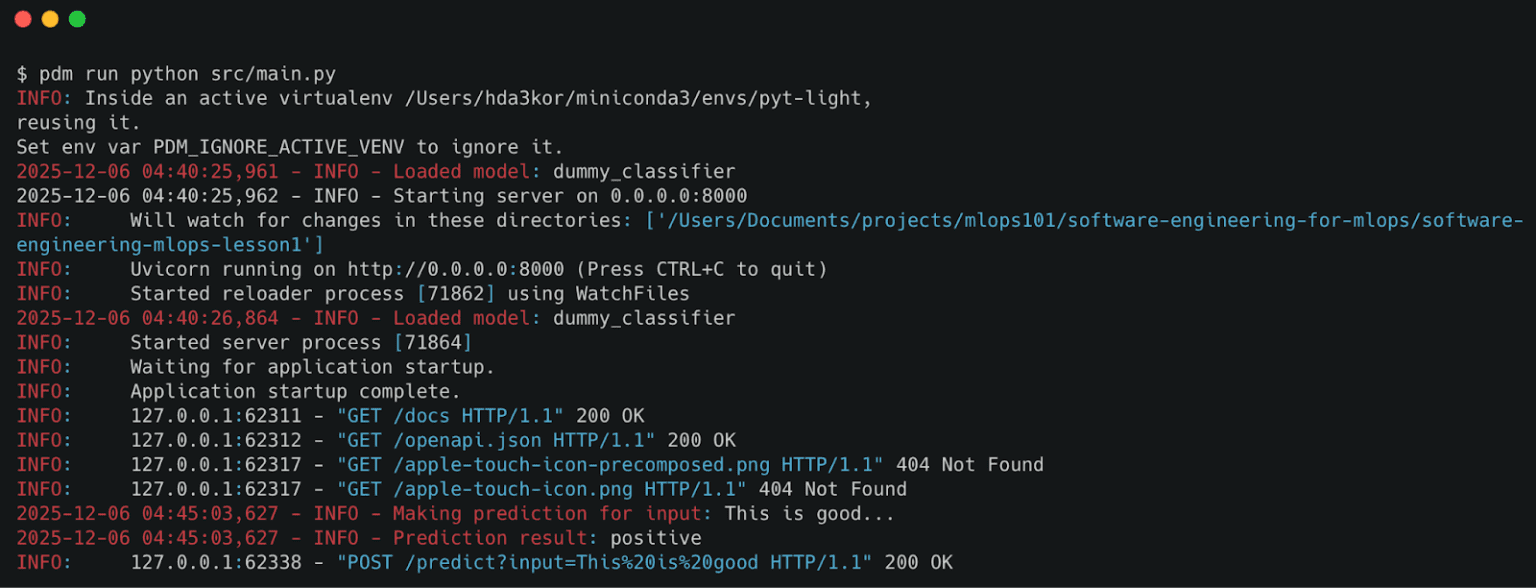 FastAPI for MLOps: Python Project Structure and API Best Practices ...